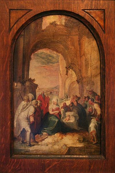 Karel van Mander The Adoration of the Shepherds oil painting image